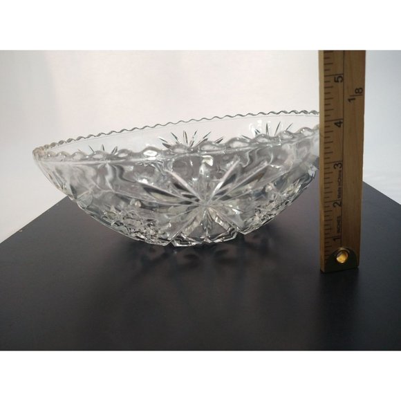 Vintage Anchor Hocking Prescut Star of David Large Salad Punch or Serving Bowl - Picture 5 of 6